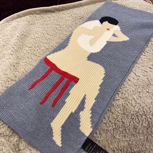 3.1 Philip lim gray color wool scarf.